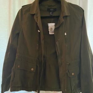 NWT Dark Olive Army Jacket